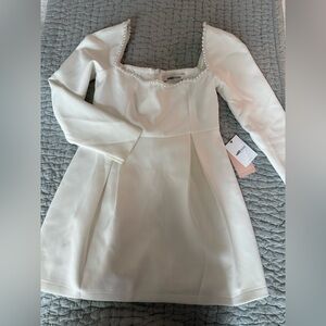 Odd muse long sleeve pearl dress